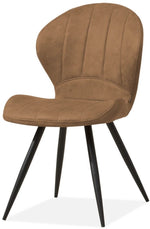 Lade das Bild in den Galerie-Viewer, Stuhl Magy in 4 Farben Cognac-braun grün anthrazit Taupe
