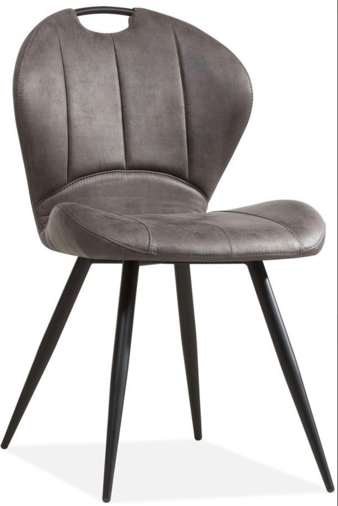 Chaise Mira en 4 couleurs : cognac, marron, vert, anthracite, taupe