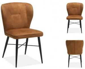 Stuhl Beautes in 3 Farben Cognac braun grün anthrazit