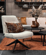 Design Drehsessel Sam Teddy Besucher Chill Sessel Wohnzimmer 5 Farben & Hocker
