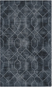 Design Teppich Neo Modern anthrazit grau in 2 Größen