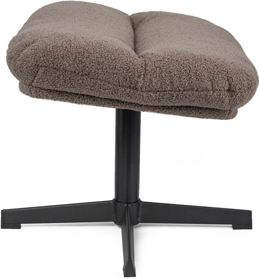 Design Drehsessel Sam Teddy Besucher Chill Sessel Wohnzimmer 5 Farben & Hocker