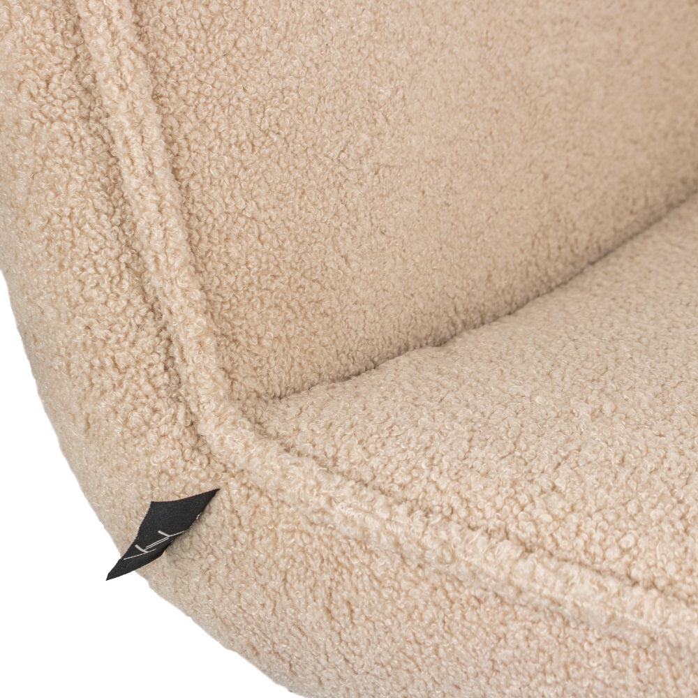 Design Drehsessel Sam Teddy Besucher Chill Sessel Wohnzimmer 5 Farben & Hocker