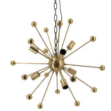 Industrial Hängelampe und Pendelleuchte Atomium Sputnik III Metall in 2 Farben
