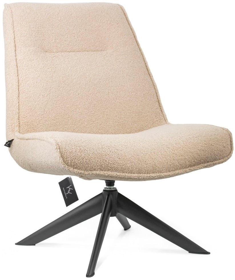 Design Drehsessel Sam Teddy Besucher Chill Sessel Wohnzimmer 5 Farben & Hocker