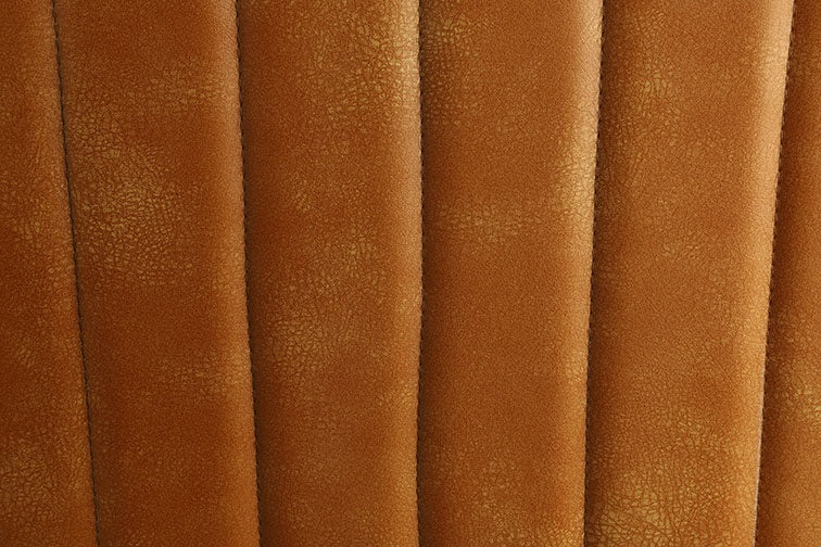 Fauteuil Foley en 2 coloris cognac anthracite similicuir
