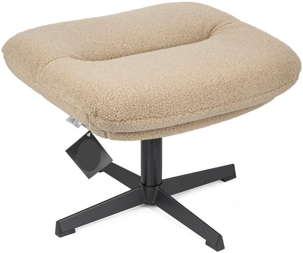 Design Drehsessel Sam Teddy Besucher Chill Sessel Wohnzimmer 5 Farben & Hocker
