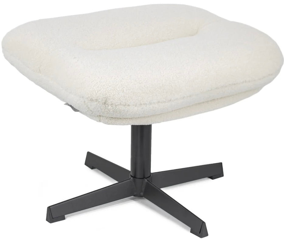 Design Drehsessel Sam Teddy Besucher Chill Sessel Wohnzimmer 5 Farben & Hocker