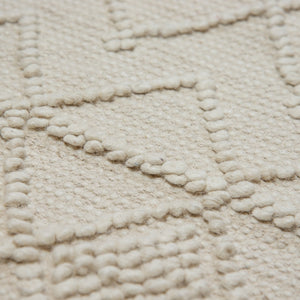 Design Fransenteppich Dev beige Modern 2 Größen Baumwolle