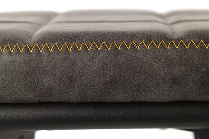 Kunstleder Sitzhocker Markham braun grün grau Gastro Hocker