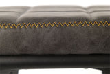 Kunstleder Sitzhocker Markham braun grün grau Gastro Hocker