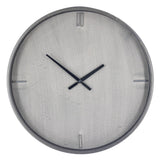 Oviedo Beton Look Wanduhr 48 cm Schwarz Anthrazit grau