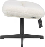 Design Drehsessel Sam Teddy Besucher Chill Sessel Wohnzimmer 5 Farben & Hocker