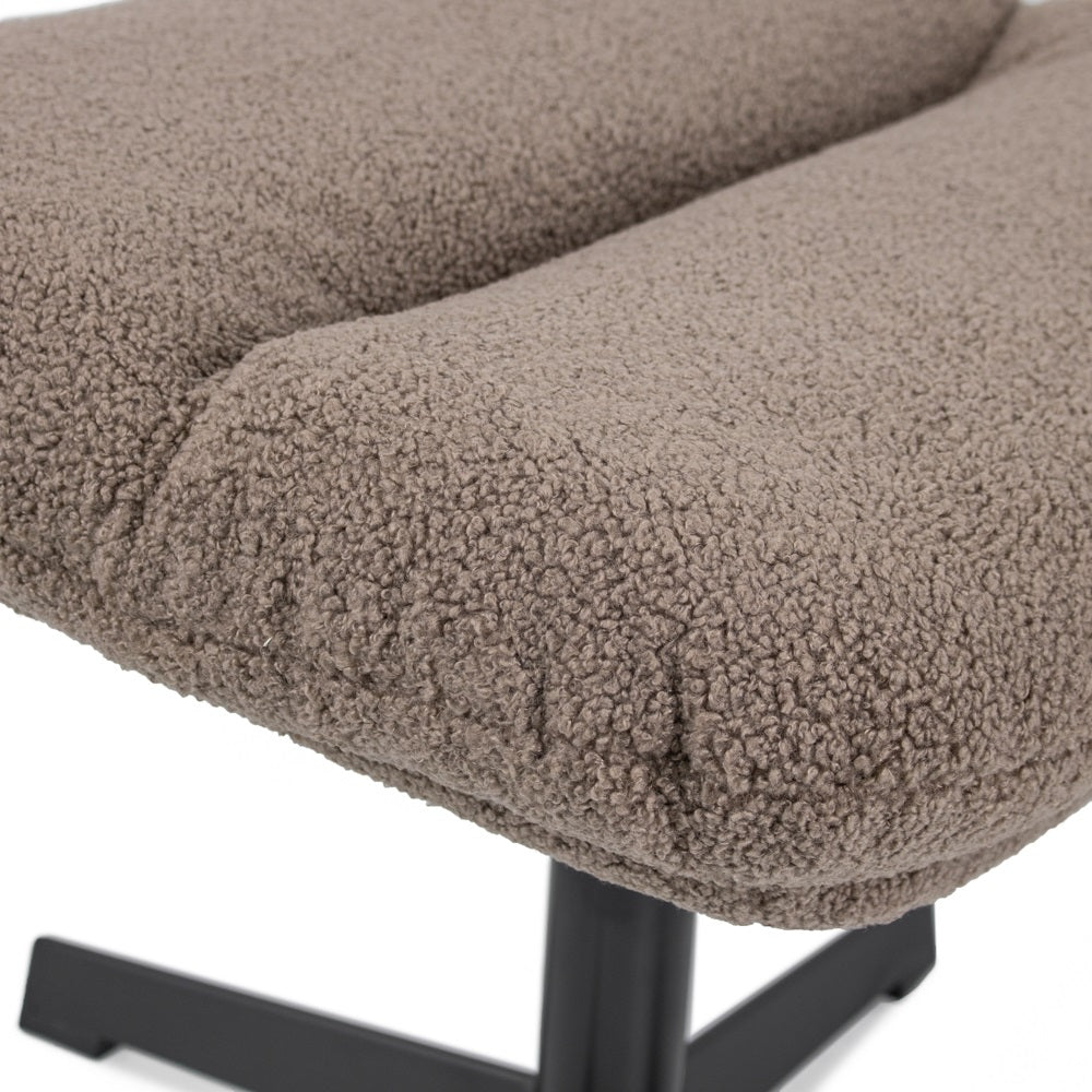 Design Drehsessel Sam Teddy Besucher Chill Sessel Wohnzimmer 5 Farben & Hocker