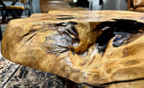 Massiver Epoxid Couchtisch aus Edelesche Holz 150 cm Epoxy Wohnzimmer Tisch Echtholz