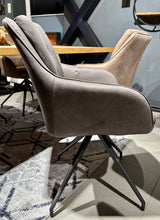 Drehbarer Esszimmer Stuhl Tina in 6 Farben Taupe Grün Anthrazit Beige Grau