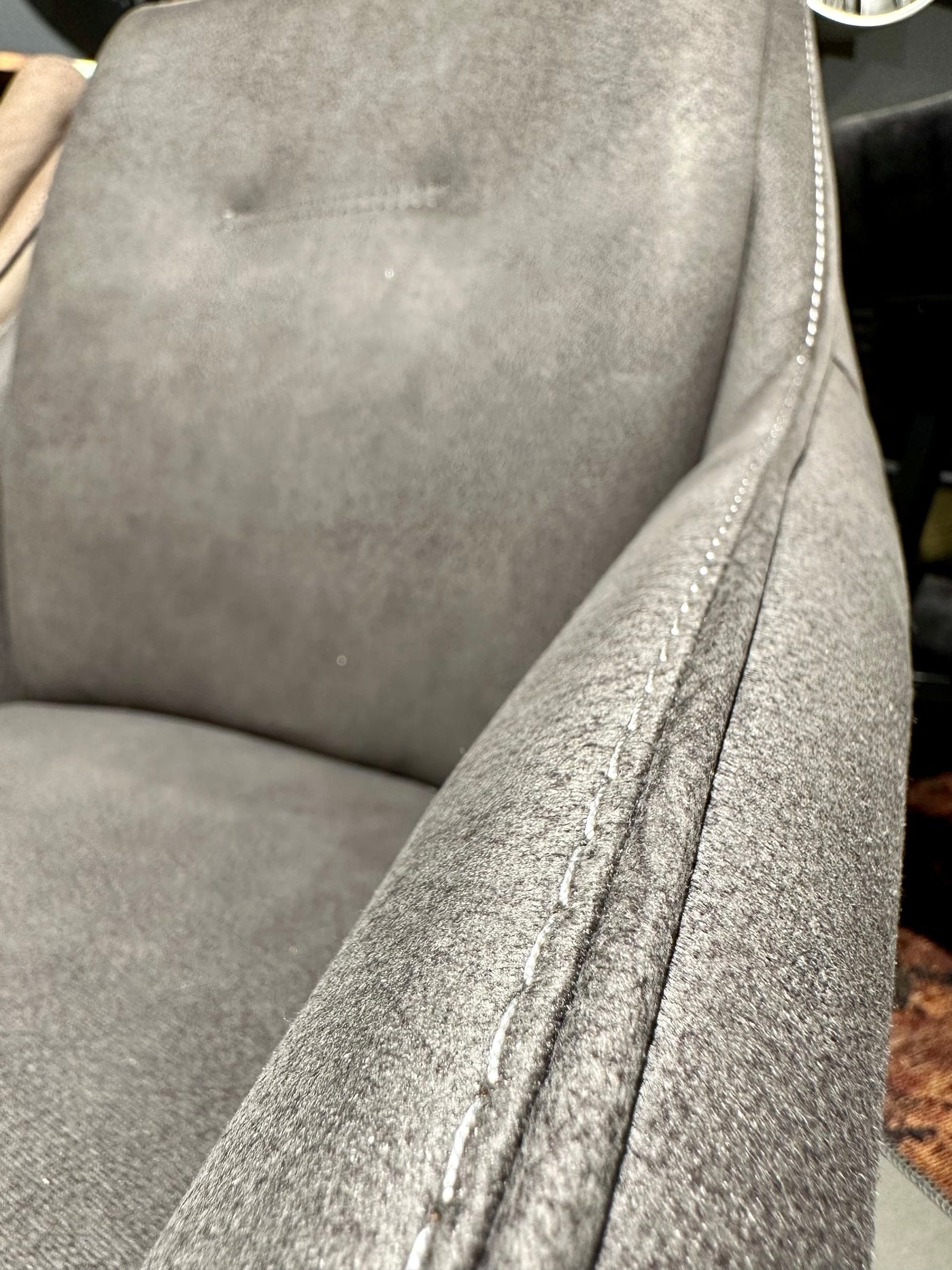 Drehbarer Esszimmer Stuhl Tina in 6 Farben Taupe Grün Anthrazit Beige Grau