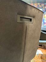 Lade das Bild in den Galerie-Viewer, Freischwinger Armlehnenstuhl Logant Mikrofaser in 3 Farben Cognac Grün Anthrazit
