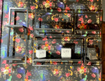 Lade das Bild in den Galerie-Viewer, Wandregal Doppel S schwarz Industrial Möbel Mango Holz Metall Blankstahl Hängeregal Industrie Stil Regal Used Look
