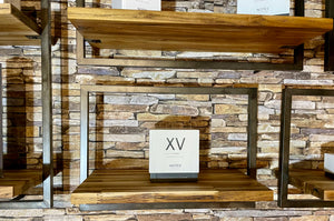 SHELFMATE Typ C Wandregal Industrial Möbel Teakholz Metall schwarz Blankstahl Hängeregal Industrie Stil Regal Used Look Teak Holz