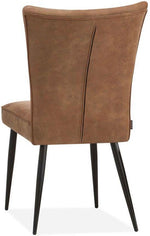 Lade das Bild in den Galerie-Viewer, Kunstleder Stuhl Giga in 3 Farben Cognac braun Taupe anthrazit
