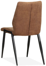 Lade das Bild in den Galerie-Viewer, Kunstleder Stuhl Picko in 3 Farben Cognac-Braun anthrazit grün
