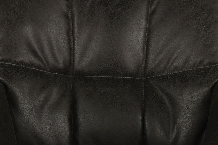 Armlehnen Stuhl Eton Kunstleder in 3 Farben cognac-braun anthrazit-grau olive-grün