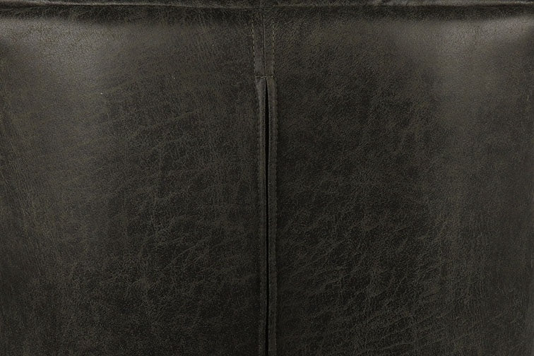 Armlehnen Stuhl Eton Kunstleder in 3 Farben cognac-braun anthrazit-grau olive-grün