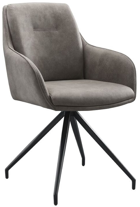Drehbarer Esszimmer Stuhl Tina in 6 Farben Taupe Grün Anthrazit Beige Grau