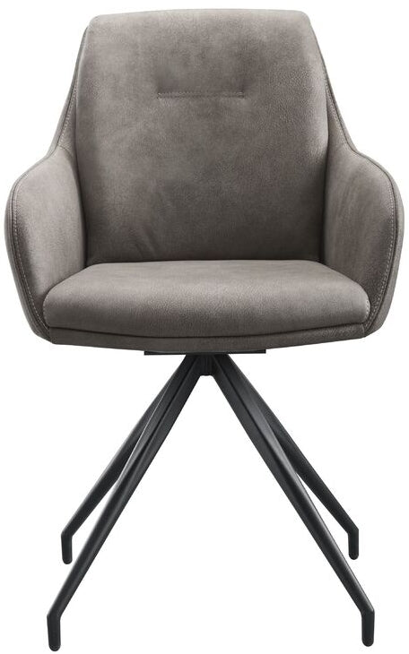 Drehbarer Esszimmer Stuhl Tina in 6 Farben Taupe Grün Anthrazit Beige Grau
