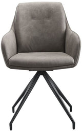 Drehbarer Esszimmer Stuhl Tina in 6 Farben Taupe Grün Anthrazit Beige Grau