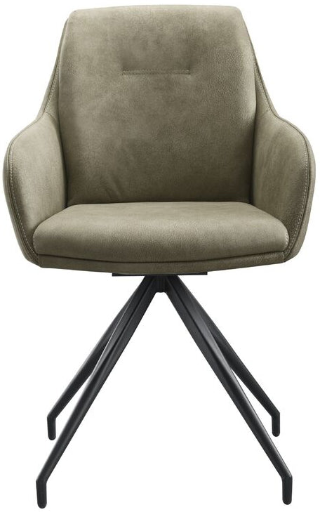 Drehbarer Esszimmer Stuhl Tina in 6 Farben Taupe Grün Anthrazit Beige Grau