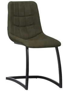 Freischwinger Stuhl Blakes in 3 Farben Cognac braun Grün Anthrazit