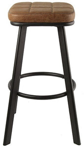 Kunstleder Sitzhocker Markham braun grün grau Gastro Hocker