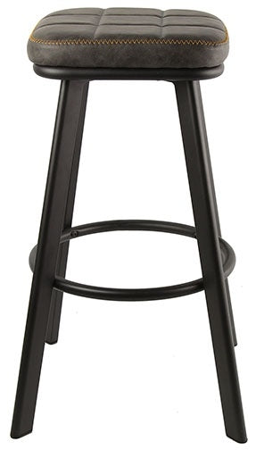 Kunstleder Sitzhocker Markham braun grün grau Gastro Hocker