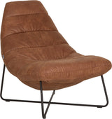 Chill & Lounge Sessel Amsterdam Cognac Braun Mikrofaser Kunstleder