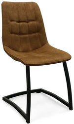 Lade das Bild in den Galerie-Viewer, Freischwinger Stuhl Blakes in 3 Farben Cognac braun Grün Anthrazit
