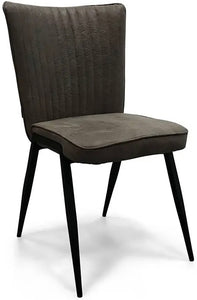 Stuhl Apollis Mikrofaser in 3 Farben Cognac Taupe Anthrazit-grau